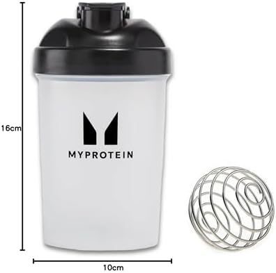 Myprotein ユニ 大人用 ミニボトルシェイカー - ブラック、400ml(1パック) 画像 4