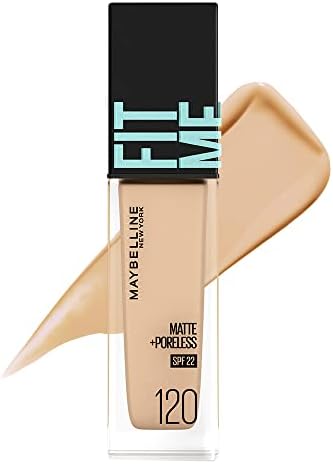メイベリン MAYBELLINE フィットミー リキッド ファンデーション R 120 SPF22 皮脂崩れ防止 マット リキッドファンデーション さらさら仕上げ