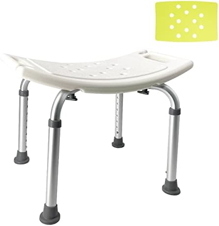 RAKU 風呂イス バスチェア シャワーチェア 介護用品 お風呂 椅子 36-54 cm 高さ8段階調節 錆にくいアルミ合金パイプ 高齢者 ケアチェア 妊婦入浴介助 浴室 銭汤 お風呂場 伸縮式 耐荷重136 kg 組み立て簡単 工具不要 日本語説明書付