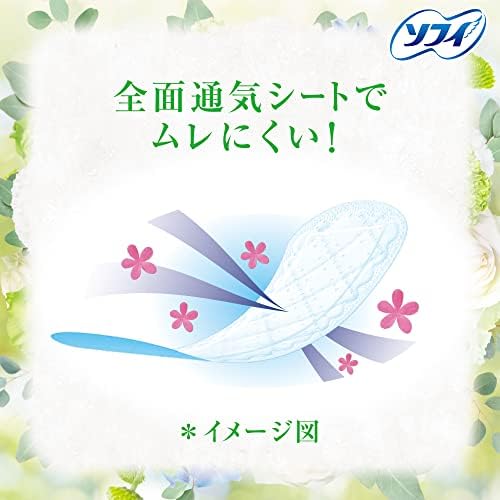 ソフィ Kiyora ナチュラルグリーンの香り 72コ入(unicharm Sofy) 画像 4