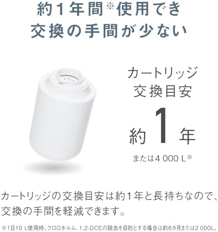 パナソニック(Panasonic) 浄水器 TK-CJ14-W 画像 4