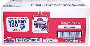 トップバリュー（TOPVALU) 素早くチャージ ドリンクゼリー 国産ふじりんご 180g×24個（1ケース） 画像 2